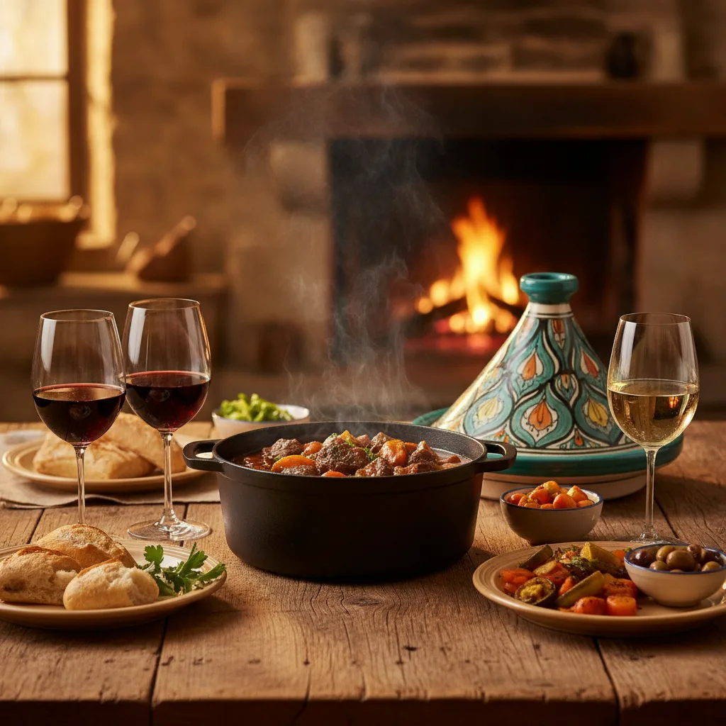 Accords vin plat mijoté – Le guide simple et pratique - accords vin plat mijote