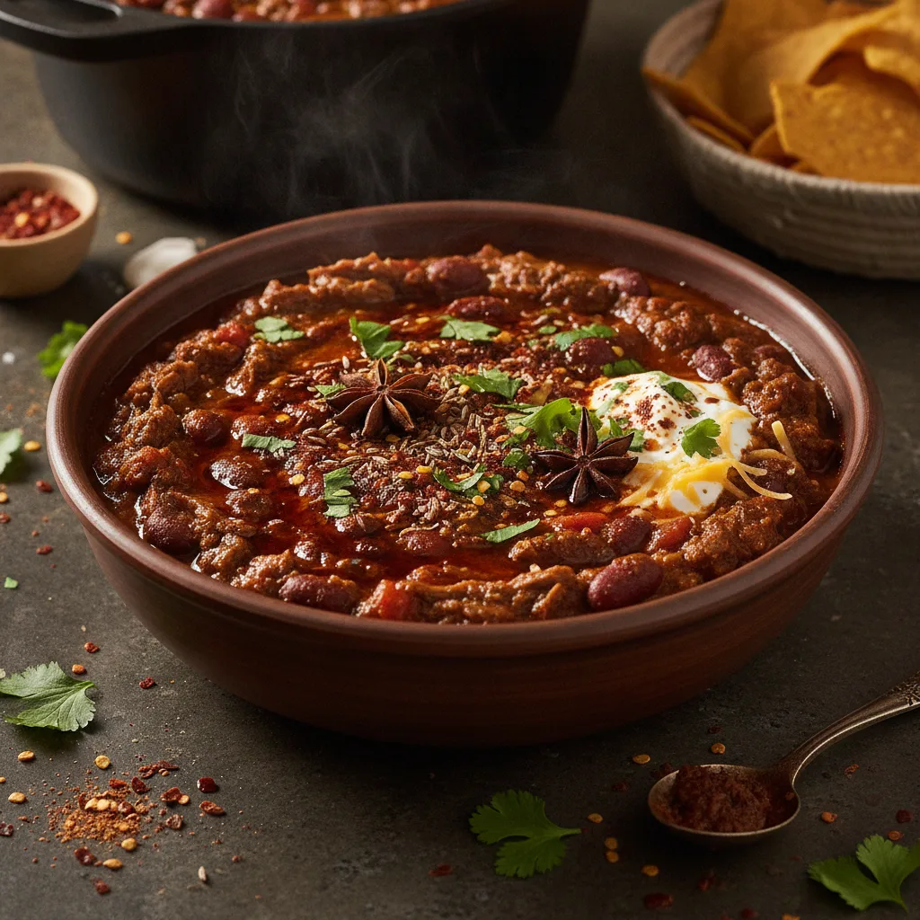 chili con carne maison épicé