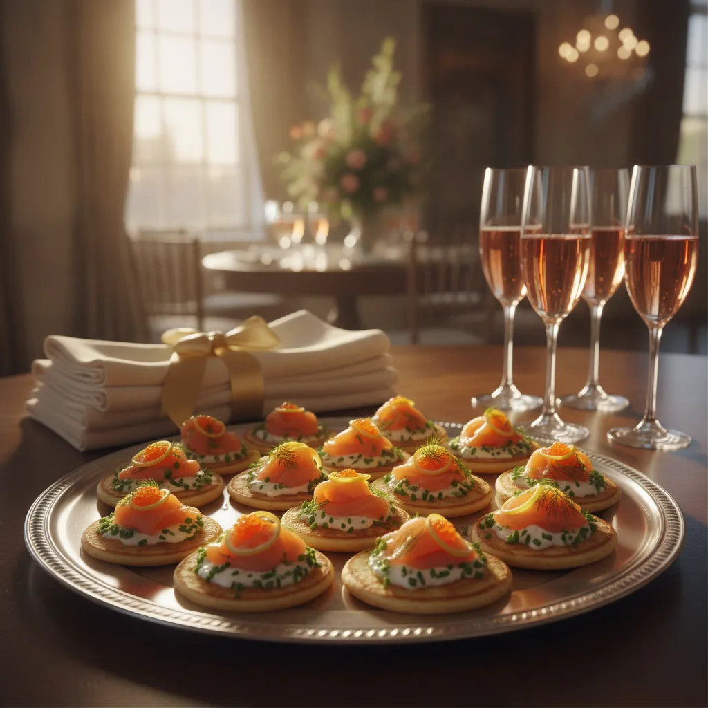 blinis maison saumon