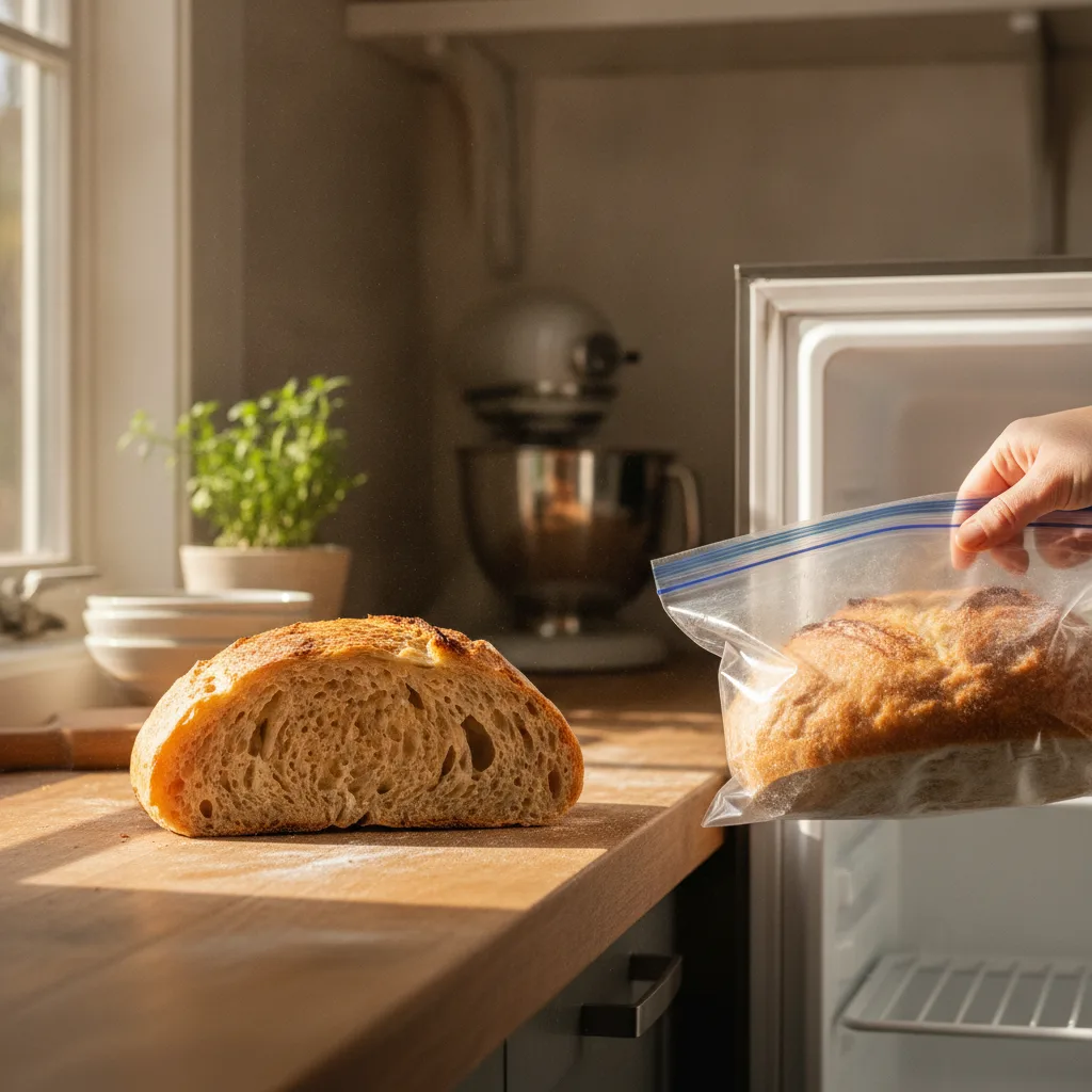 Congeler pain maison sans perdre le croustillant - congeler pain maison croustillant
