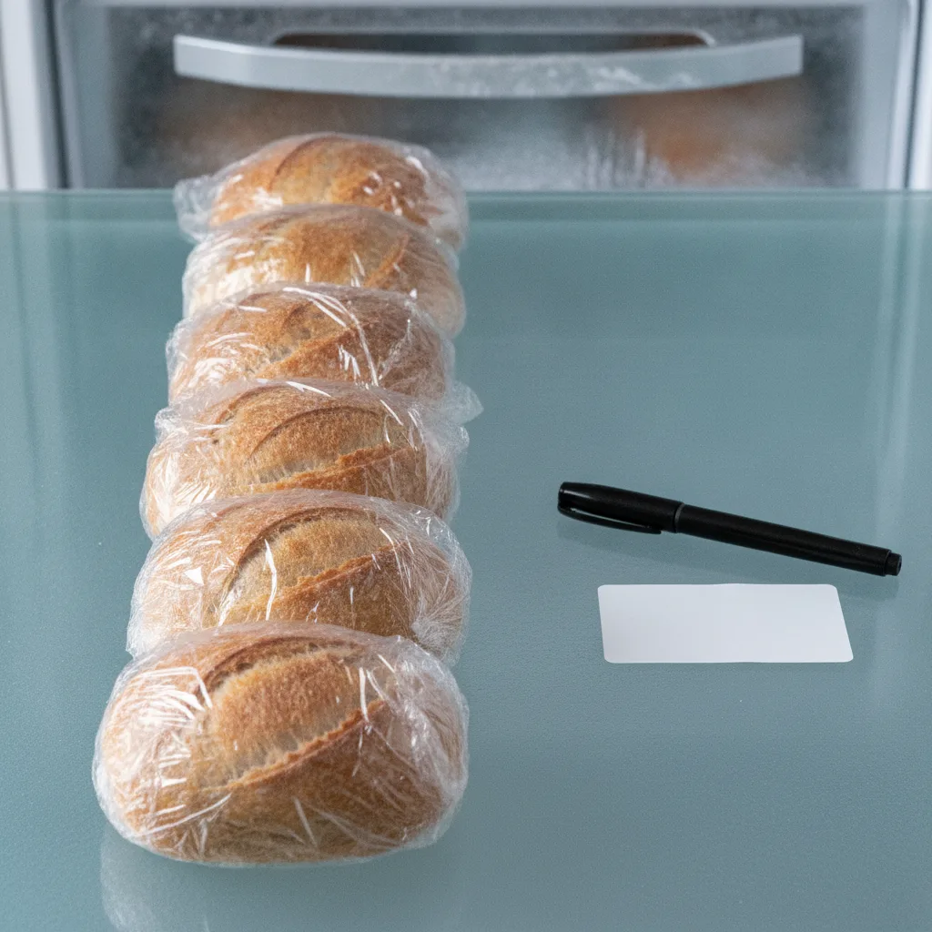 congeler pain maison