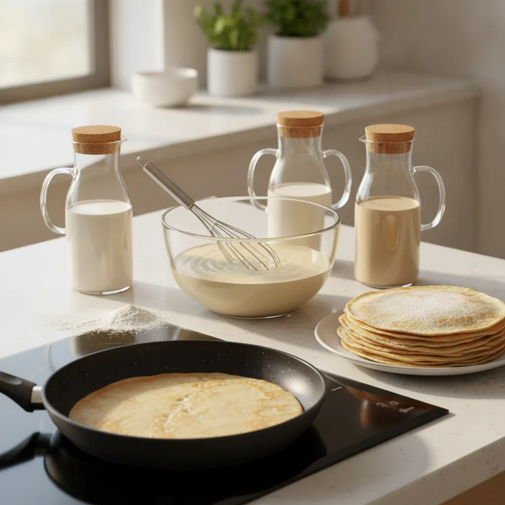 Pâte à crêpe au lait végétal, quel lait choisir en 2026 - pate crepe lait vegetal