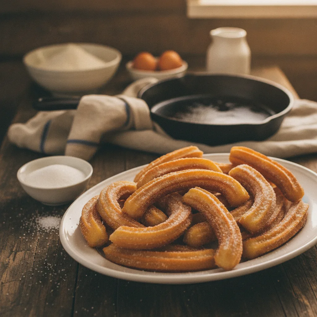 Recette churros maison croustillants à la poêle 2026 - recette churros maison