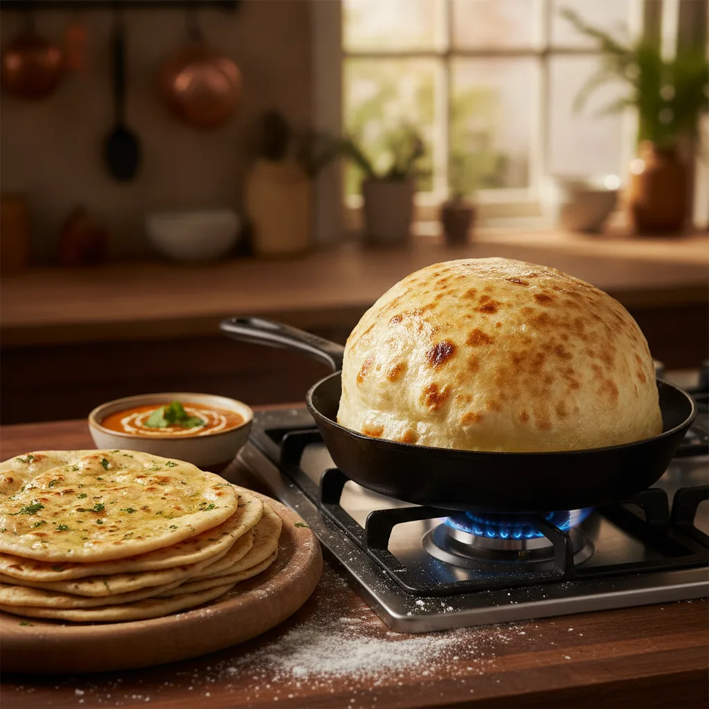 Recette naan maison poêle – 30 min sans four - recette naan maison poele