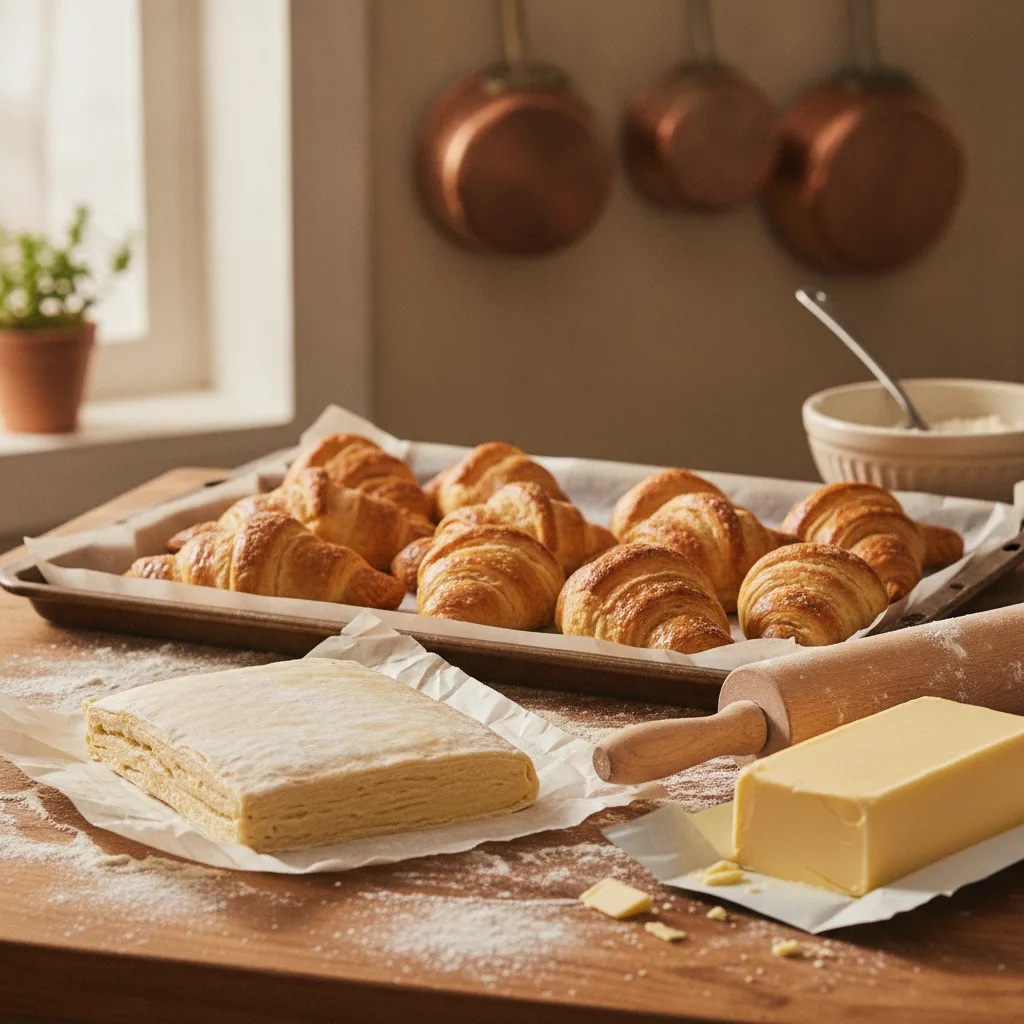 Viennoiseries maison croissant, le tourage expliqué - viennoiseries maison croissant